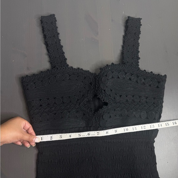 SEA Newyork camila pleating romper in black - Picture 8 of 10